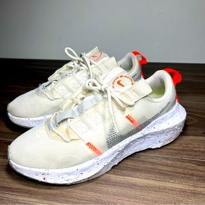 Nike Crater Impact Casual Shoes Summit White Grey/Fog CW2386-100 Womens Size 7
